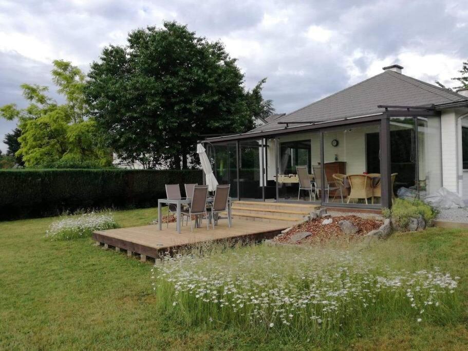 Maison Bucolique A Anhee, Vue Meuse Et Falaises Villa Exterior foto